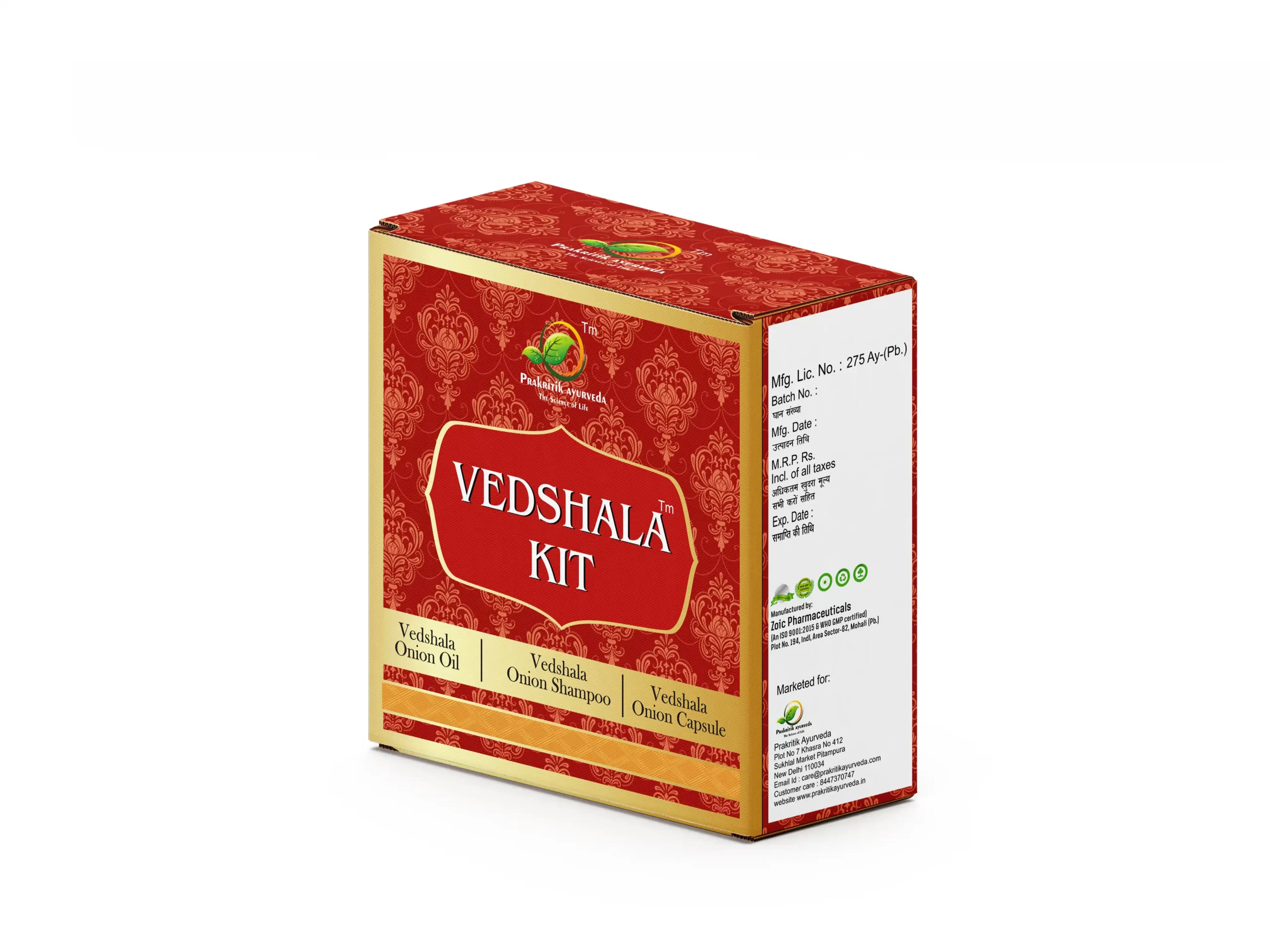 Vedshala Hair Fall Kit Combo Anti Hair Fall - Image 4